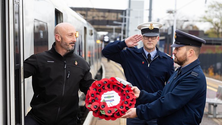 GTR's poppy wreath gets ready to travel to London