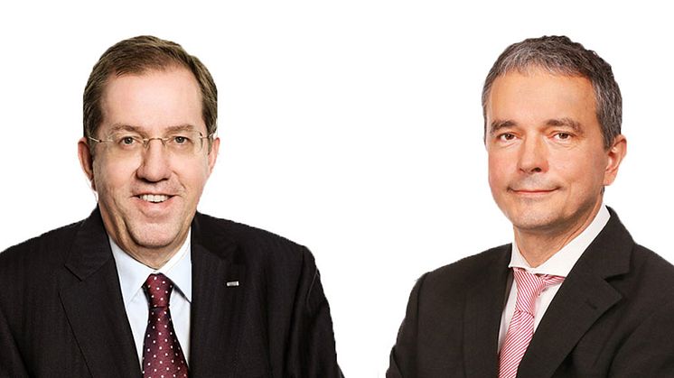 Thomas Reuter och Jochen Müller; bild: DACHSER (fotomontage)