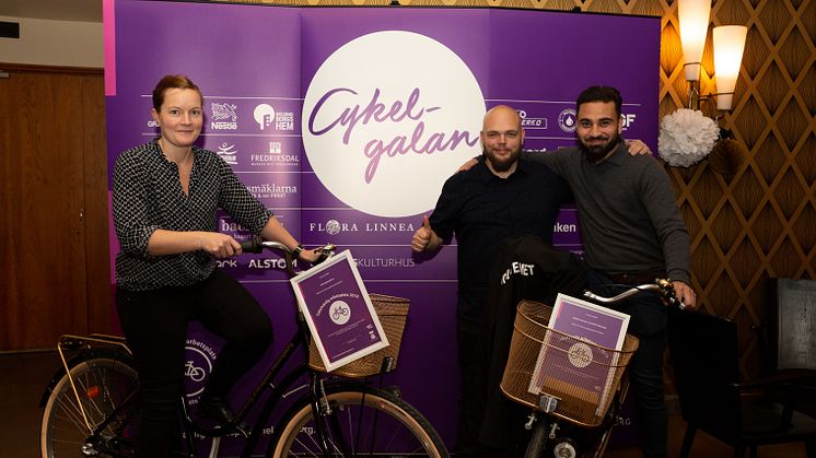 Vinnarna av Cykelvänligaste arbetsplats 2018 och Årets Nytänk