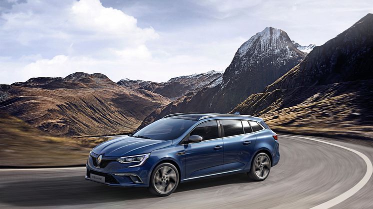 Världspremiär för Nya Renault Mégane Sport Tourer på bilsalongen i Geneve 2016