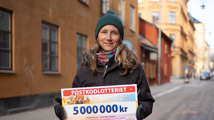 Fem miljoner kronor från Postkodlotteriet till arbetet för en hållbar världshandel