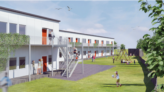 LKF söker bygglov för temporära bostäder i Lund