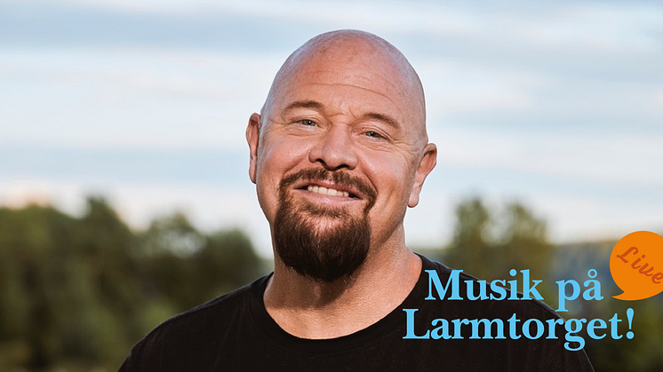 Anders Bagge avslutar sommarens Musik på Larmtorget