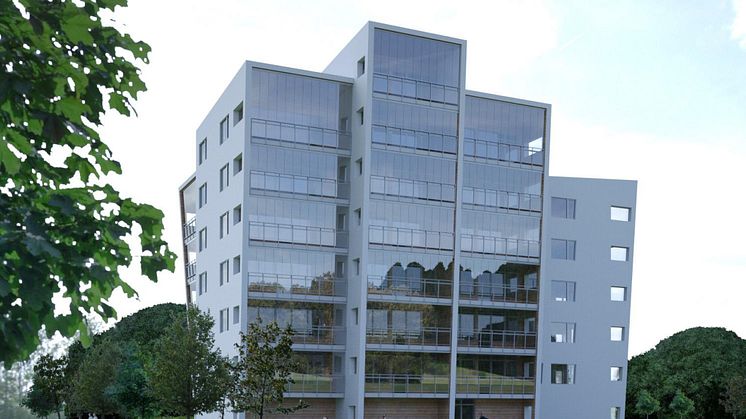 HSB bygger 127 nya bostäder i Växjö varav 51 centrala hyresrätter!