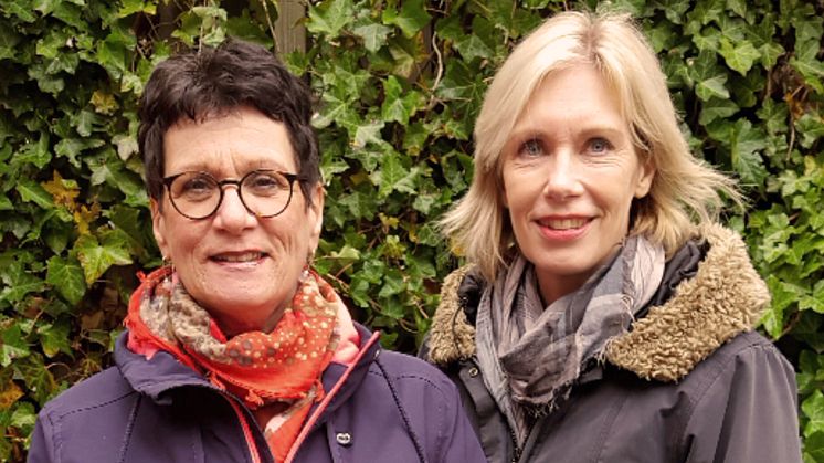 Carina Svensson, förbundsordförande VA SYD och Katarina Pelin, ny förbundsdirektör VA SYD