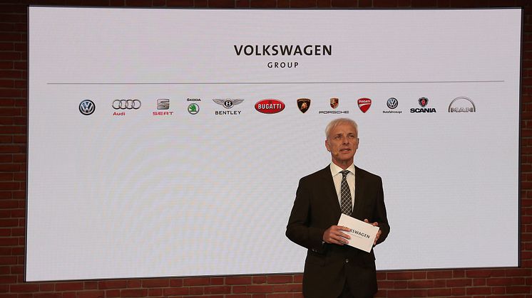 Volkswagen-koncernen gör digitalisering till ett huvudområde