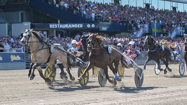 Norske Tangen Bork segrade i Elitkampen efter en perfekt styrning av Tom Erik Solberg. Foto: TR Bild.