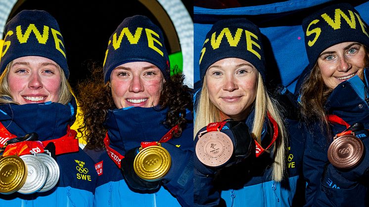 Piteås skidskyttar Elvira och Hanna Öberg och Piteås längdskidåkare Jonna Sundling och Ebba Andersson bjöd på en fantastisk idrottsfest under OS i Peking i Kina i februari.