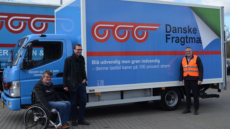 Danske Fragtmænd modtager første el-lastbil