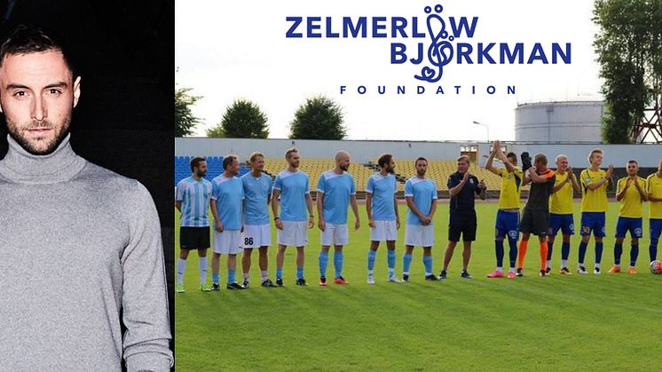 Fotograf: Per Kristiansson,  FC Zappaninhos i ljusblått i bild från en match i Litauen 