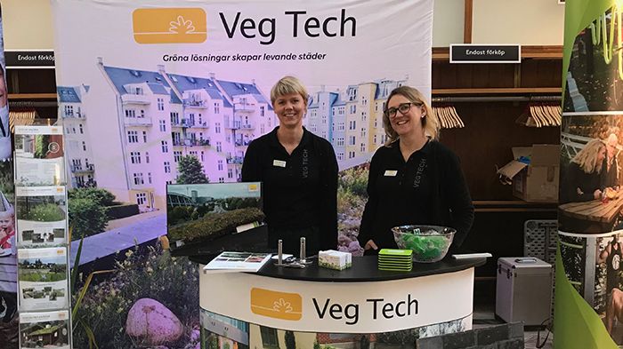 Erika och Karin från Veg Tech pratar gärna stadsgrönska.