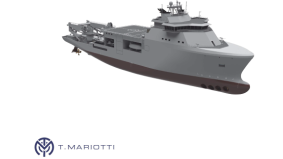 SDO-SuRS (Special and Diving Operations - Submarine Rescue Ship) T.Mariotti Marina Militare Italiana