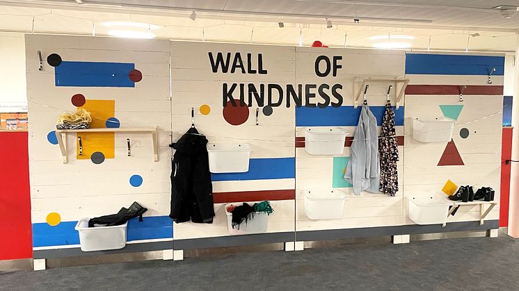 Pressinbjudan: Hållbarhet och återbruk på Nobelgymnasiet genom Wall of kindness