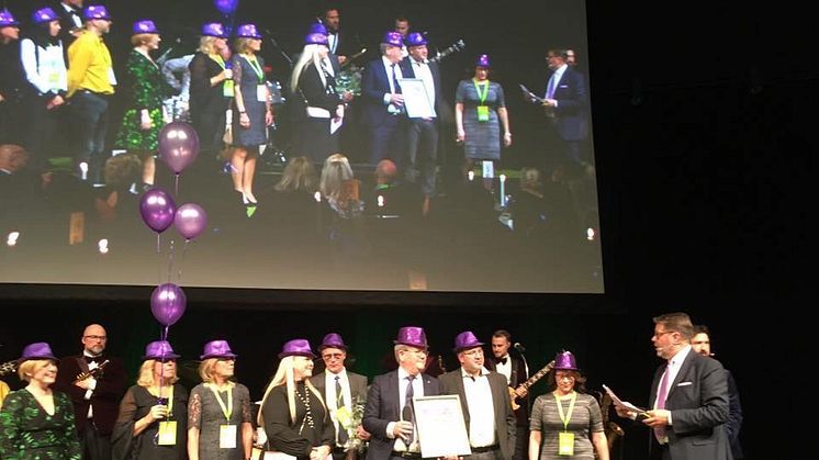 Guldjubel när Västerås blev Årets Purple Flag-stad 
