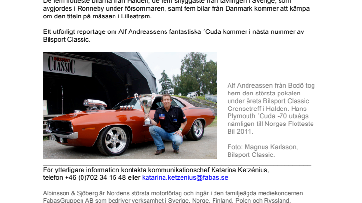 Norges Flotteste Bil utsedd
