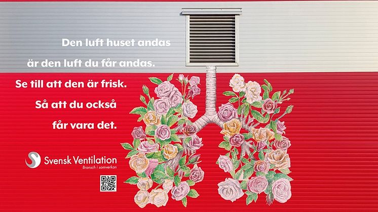 För att uppmärksamma kampanjen ser det ut så här på fasaden hos Bevego i Landvetter.