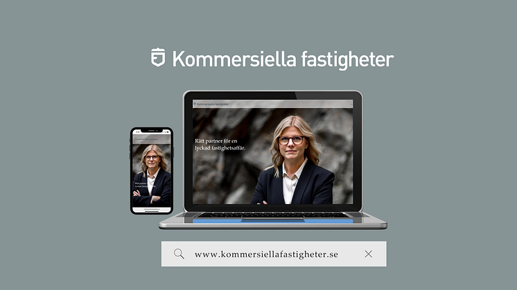 Kommersiella Fastigheter lanserar ny hemsida