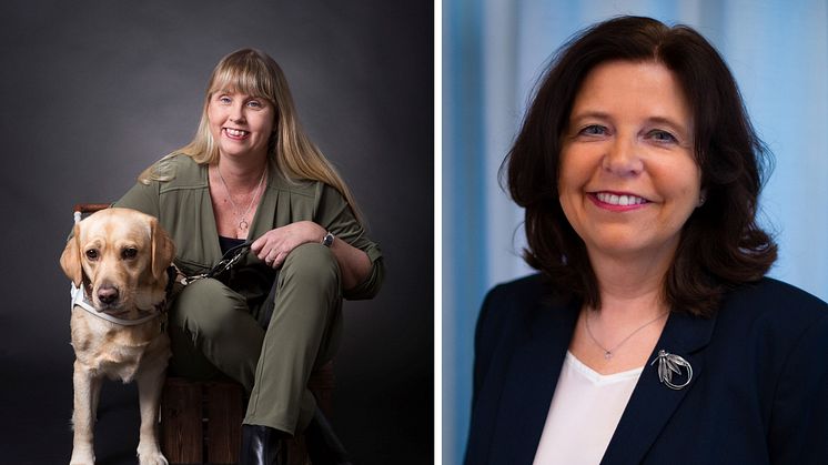 Anna Bergholtz, entreprenör och journalist och Maria Mindhammar, generaldirektör på Arbetsförmedlingen deltar i paneldebatten ”Varför hittar inte företag personal att anställa samtidigt som det finns så många arbetslösa?” på Jobbfestivalen.          