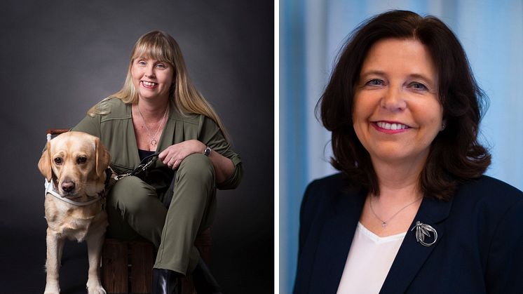 Anna Bergholtz, entreprenör och journalist och Maria Mindhammar, generaldirektör på Arbetsförmedlingen deltar i paneldebatten ”Varför hittar inte företag personal att anställa samtidigt som det finns så många arbetslösa?” på Jobbfestivalen.          