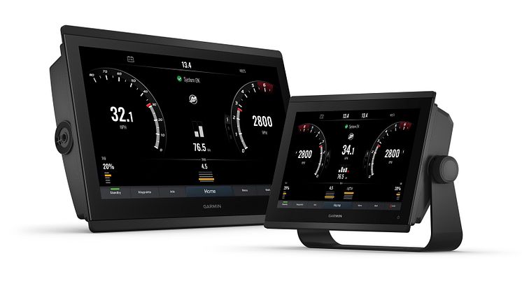 Garmin lanserer i dag støtte for Mercury Marine SmartCraft motorer