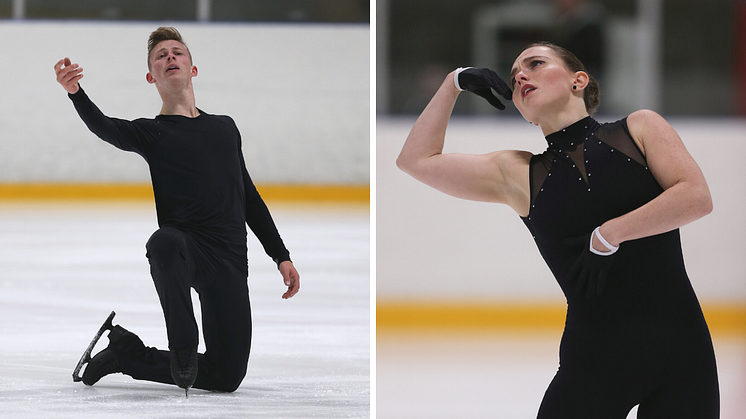 Nikolaj Majorov och Josefin Taljegård tävlar denna vecka i Finlandia Trophy.