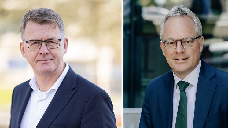 Fra venstre: Høye Gerhard Høyesen og Øystein Eriksen Søreide