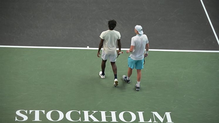 Elias Ymer och Markus Eriksson i Stockholm Open semifinal