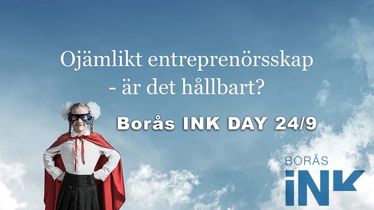 Missa inte INK DAY livesändning med fokus på jämlik finansiering av entreprenörskap!