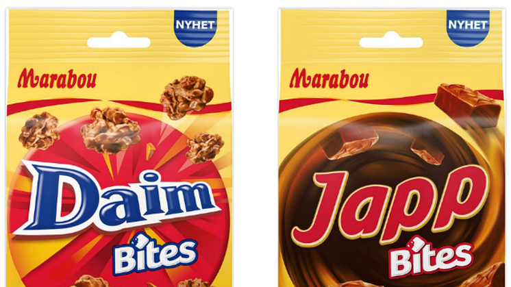 Nya Daim och Japp Bites, det perfekta filmgodiset för hela familjen