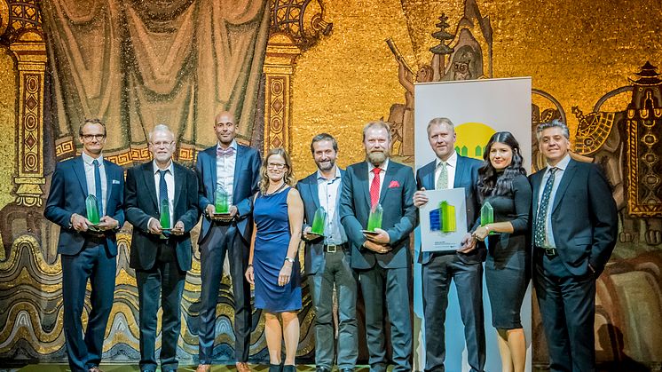 Goda samarbeten, forskningsanläggning i framkant och eldsjälar prisade på årets Sweden Green Building Awards