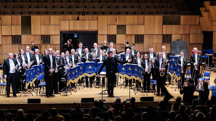 TREDJEPLASS: Eikanger-Bjørsvik gjorde stor innsats under EM Brass i Malmö. Foto: John Vint