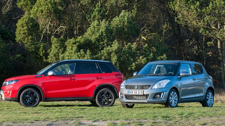 Suzuki Swift og Vitara leasing med lav udbetaling