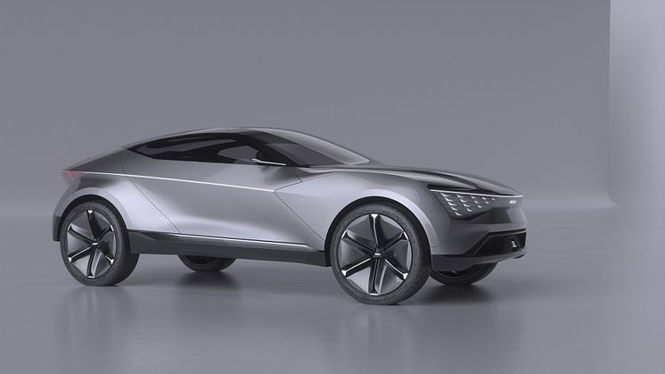 Futuron konceptet repræsenterer KIAs forestilling af en moderne, selvsikker og progressiv elektrisk SUV-coupé