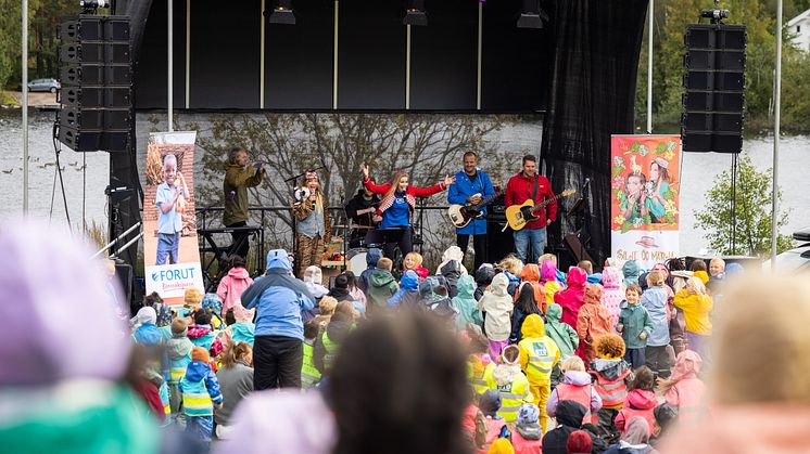  Feiret ny barneaksjon med konsert