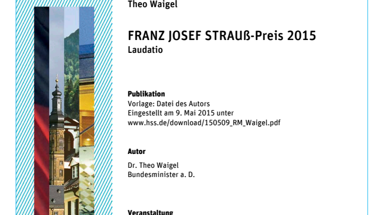 „Poetischer Wegbereiter“ der Deutschen Einheit: Reiner Kunze erhält den Franz Josef Strauß-Preis