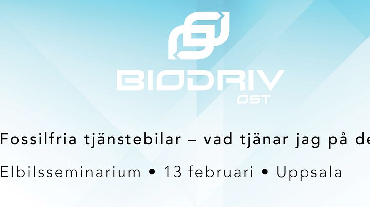 Elbilsseminarium - Fossilfria tjänstebilar – vad tjänar jag på det?