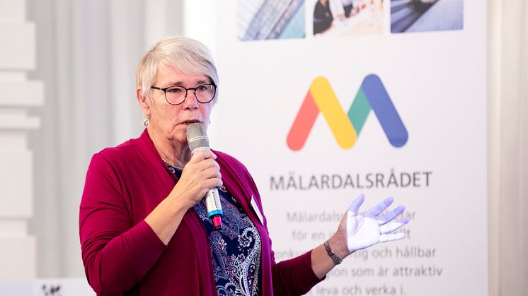 Monica Johansson (S) regionstyrelsens ordförande Region Sörmland och vice ordförande Mälardalsrådet