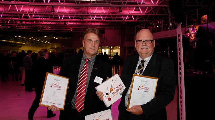 Öresundståg och Göteborgs Hamn vann Future Transport Award 
