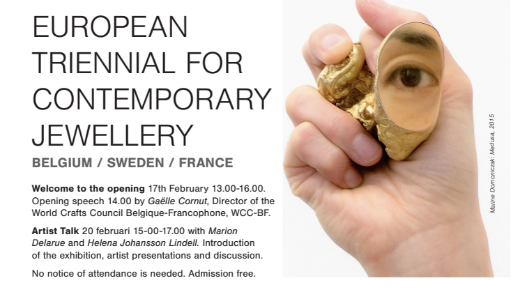 INVITATION – Opening of the European Triennial for Contemporary Jewellery