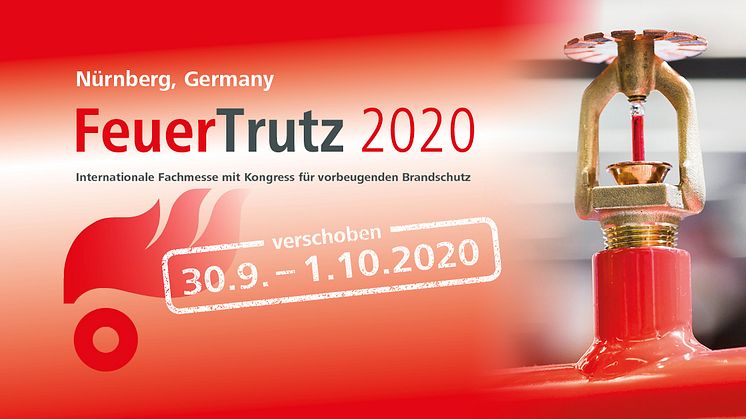 Verschiebung: Neuer Termin der FeuerTrutz 2020 am 30. September und 1. Oktober