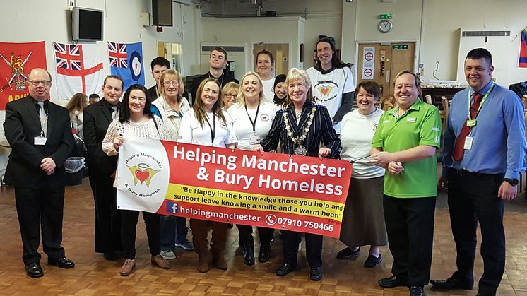 Night cafe to support the homeless in Bury