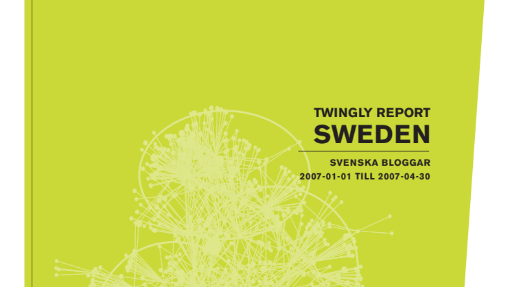 Twingly Report Sweden June 2007