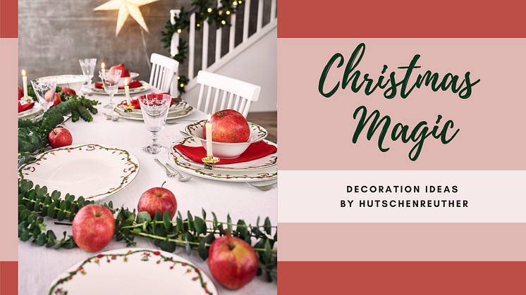 Nora Christmas collection combines the coziness of the merry Christmas days with the stylish elegance of tableware.