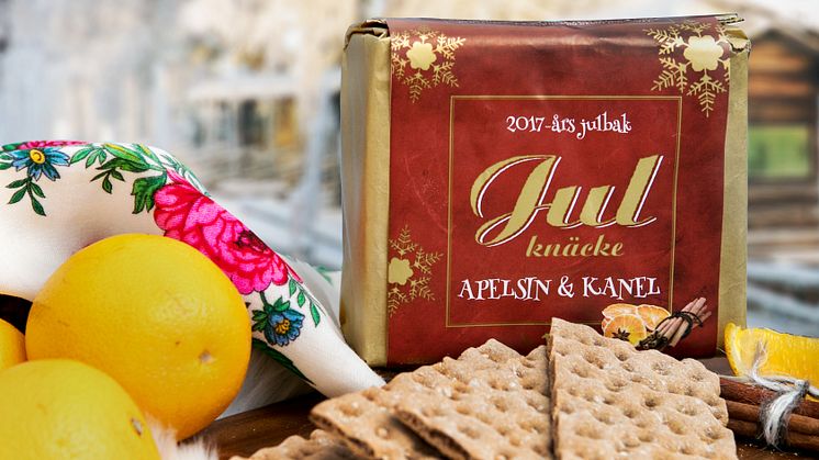 Julknäcke med smak av apelsin och kanel