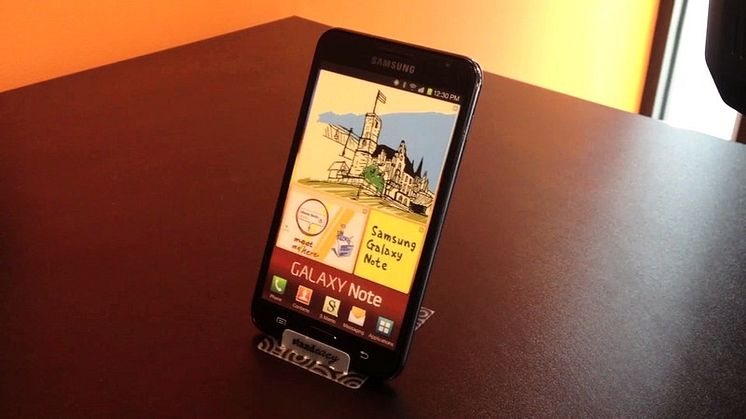 Standeazy smartphone stand tested with the Samsung Galaxy Note