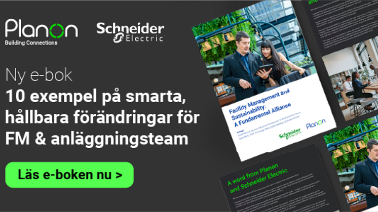 Ny E-bok från Schneider Electric och Planon: Facility Management & hållbarhet