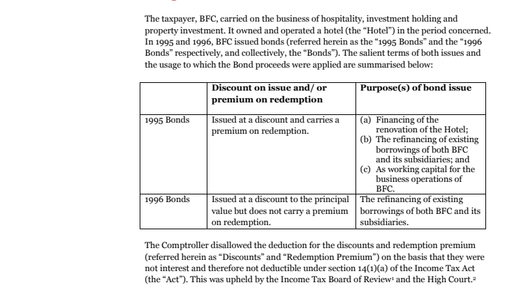(Re)Interpreting Singapore's deduction rules - clarifying the rule or charting a new course?