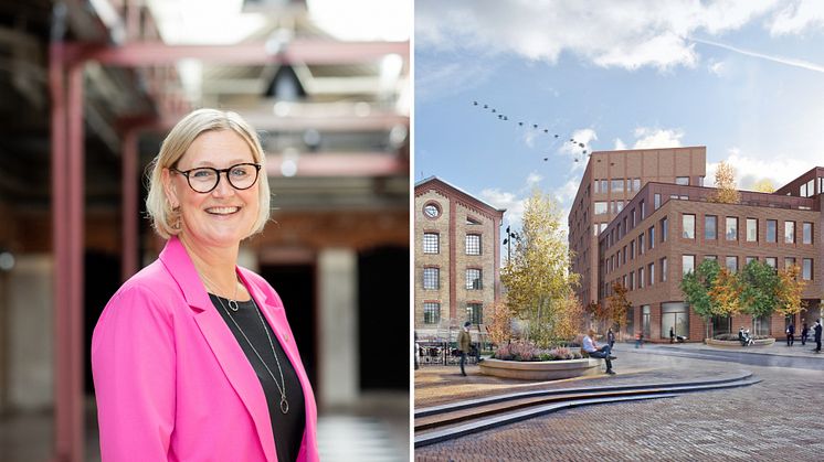 Moderna kontorshuset Posthornet i Lund, nära till precis allt