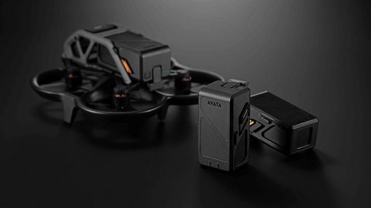 DJI Avata with Intelligent Flight Battery (dark background)