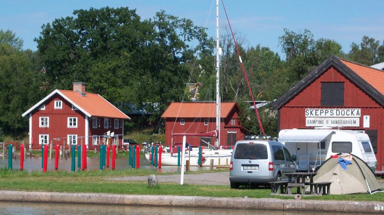 Utbyggnad av Skeppsdockans Camping vid  Göta kanal i Söderköping 